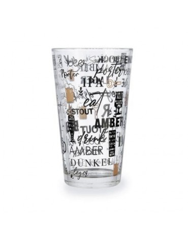 VASO 47CL DECORADO MALTA BEER QD