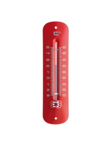 TERMOMETRO METAL ROJO 12.2051.05
