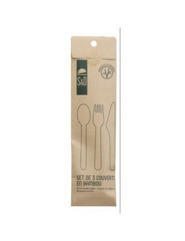 SET 3 CUBIERTOS BAMBU KA3896
