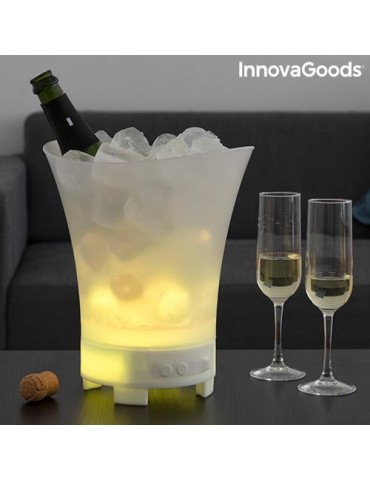 CUBITERA LED CON ALTAVOZ RECARGABLE SONICE