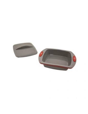 MOLDE SILICONA PLATINO CAZUELA C/TAPA 23X18X4,5CM