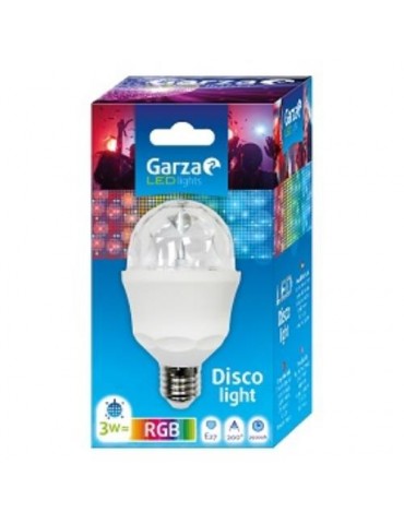 BOMBILLA DISCO LIGHT COLORES CON GIRO E27