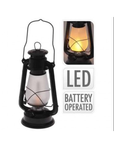 LINTERNA 24 LED EFECTO FUEGO NEGRO CW9000070