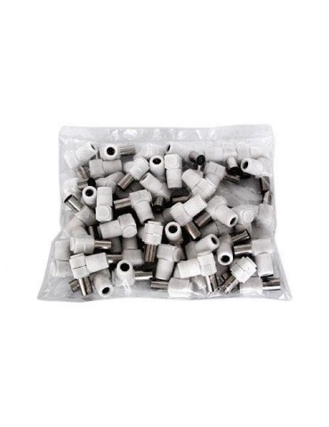 CONECTOR CODO HEMBRA BLANCO 70101