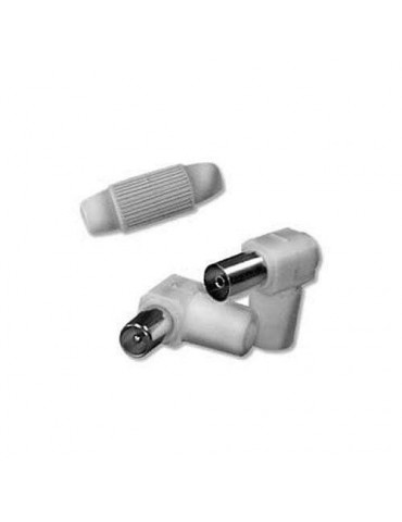 CONECTOR CODO MACHO BLANCO 70102