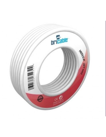 CABLE MANGUERA REDONDA H05VV-F 3X2.5 BLANCA 5M