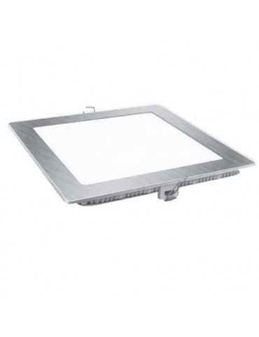 DOWNLIGHT LED 18W. CUADRADO PLATA NEUTRA 22847