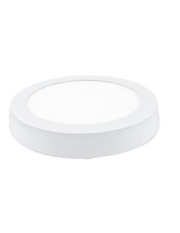 DOWNLIGHT LED 24W. SUPERFICIE REDONDO BLANCA FRIA