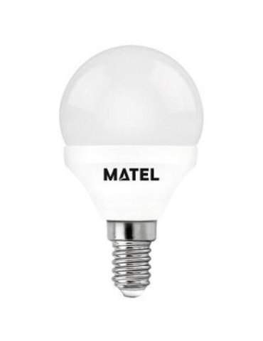 BOMBILLA LED 5 W. ESFERICA E14 LUZ FRIA 21799