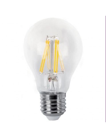 BOMBILLA LED FILAMENTO ESTANDAR CLARA E27 8W 800LM