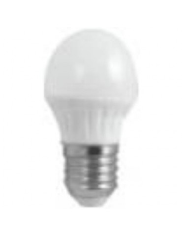 BOMBILLA LED ESFERICA 6 W. E14 3000K 550 LM.960614