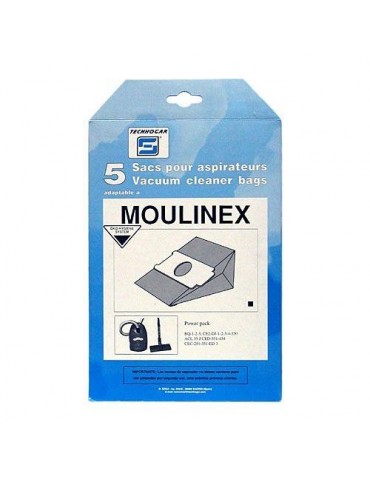 CAJA 5 BOLSAS ASPIRADOR MOULINEX POWER-PACK