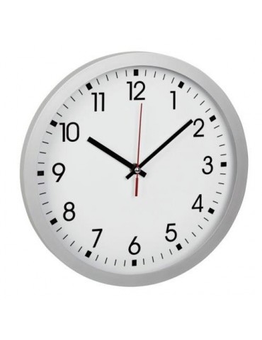 RELOJ PARED PLATA 300 MM. 60.3035.02