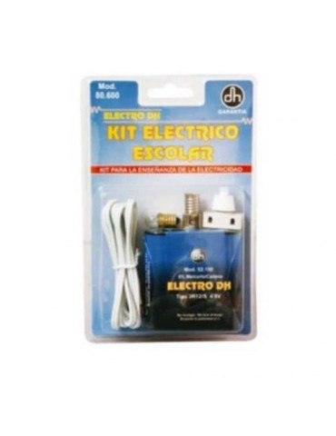 KIT ESCOLAR PORTALAMPARAS +BOMBILLA +PILA 80600