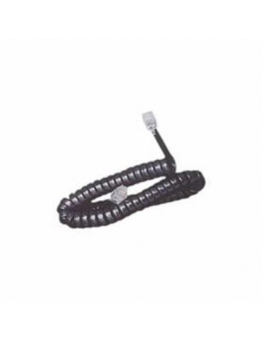 CONEXION TELEFONO RIZADO NEGRO 2,10 M. 39075