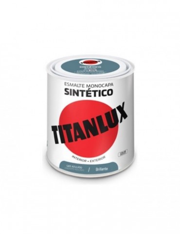 ESMALTE TITANLUX 510 001 GRIS AZULADO