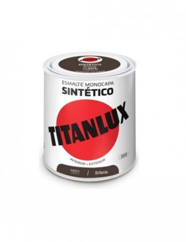 ESMALTE TITANLUX SINTETICO BRILLO 544 250ML TABACO