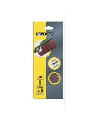 HOJA LIJA VELGRIP 93X230 8 AGUJEROS FINO 10 UDS