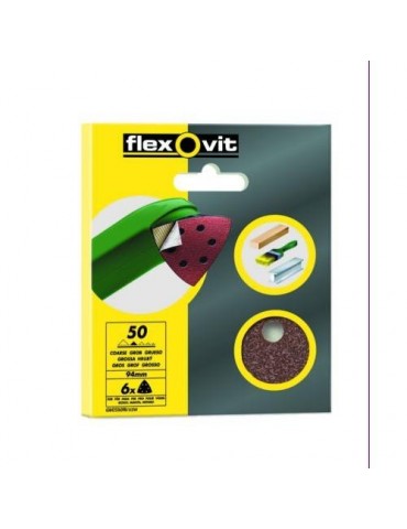 LIJA DELTA VELGRIP 6 AGUJEROS MEDIO 6 UDS