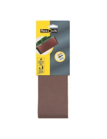 BANDA DE LIJA 75X457 MM GR FINO 2 UDS