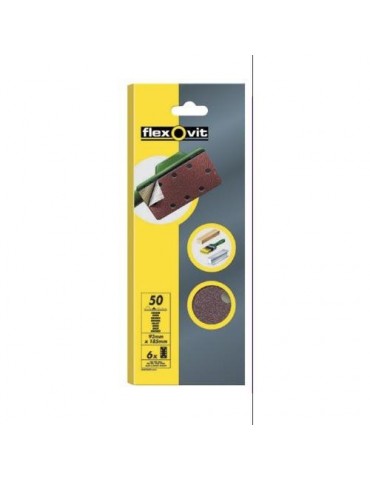 LIJA VELGRIP 93X185 8 AGUJEROS MEDIO 6 UDS