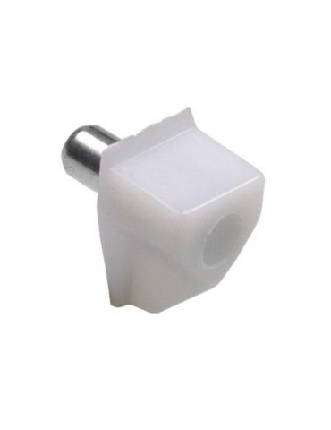 SOPORTE BALDA 5X18X10MM PLASTICO BLANCO 160 8UNDS