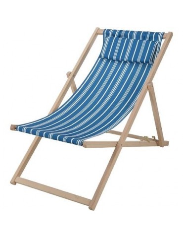 SILLA PLEGABLE MADERA DE HAYA C/ TEJIDO ESTAMPADO