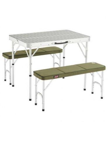 MESA CAMPING CON BANCOS PACK AWAY