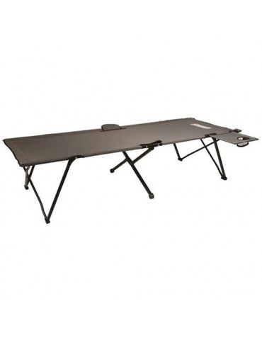 CAMA PLEGABLE ACERO C/MESA Y PORTAVASOS - COLEMAN