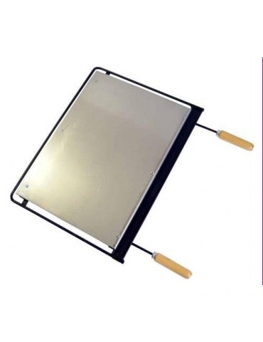 PLANCHA BARBACOA INOX. 60X41 CMS.