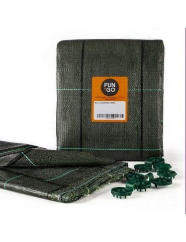 MALLA SUELO CAMPING VERDE 3X6M (B) 50050
