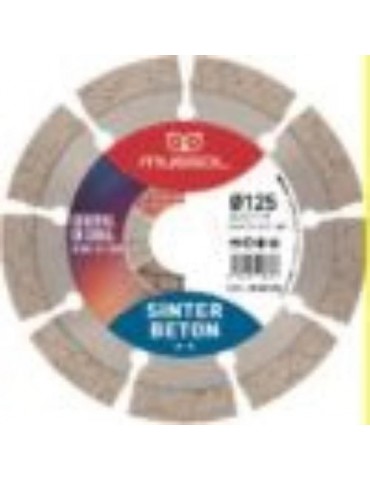 DISCO DIAMANTE SINTER BETON 10 125MM EJE 22,2MM