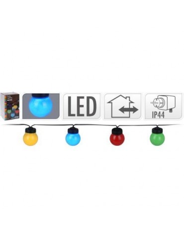 GUIRNALDA 20 LED FIESTA MULTICOLOR C46990650