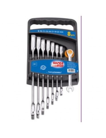 JUEGO 8 LLAVES COMBINADAS FIJAS CARRACA SEH0013