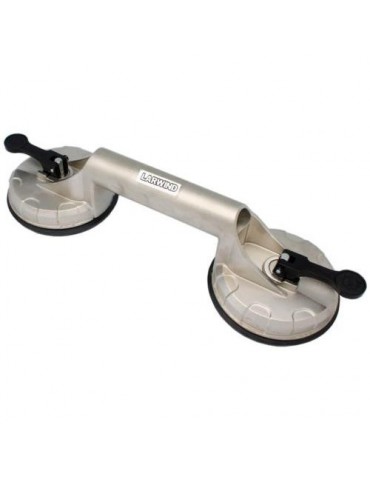 VENTOSA DOBLE DE ALUMINIO Ï 123 MM LAR-VA02