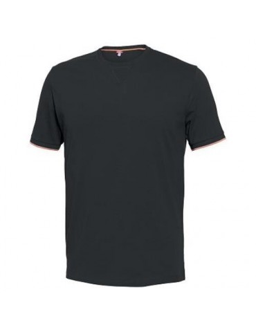 CAMISETA RAPALLO 100% COTONE NEGRO 8182 T-3XL