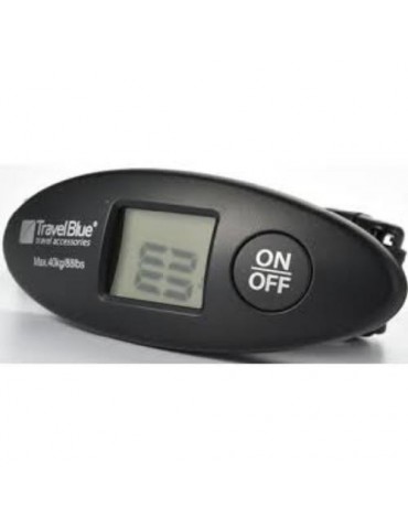 BASCULA DIGITAL PESA EQUIPAJE TRAVEL BLUE