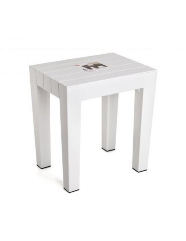 TABURETE LOMBOK 38X29X41 BLANCO 4436501