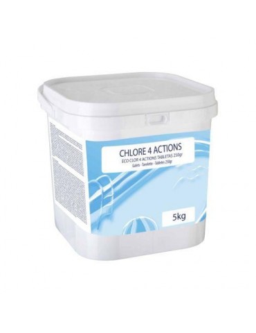 CLORO 4 ACCIONES TABLETAS DE 250 GRS - 5 KG 90025L