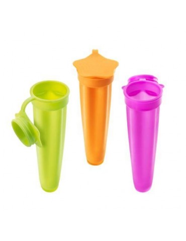 JUEGO DE 3 MOLDES SILICONA PARA POLOS ICE-POP