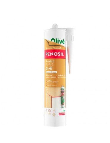 MASILLA ACRILICA OLIVE D70 BLANCO, 300 ML.