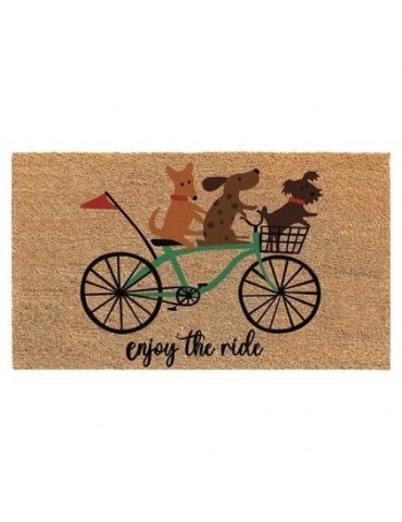 FELPUDO COCO BLANCO BICI 45X70
