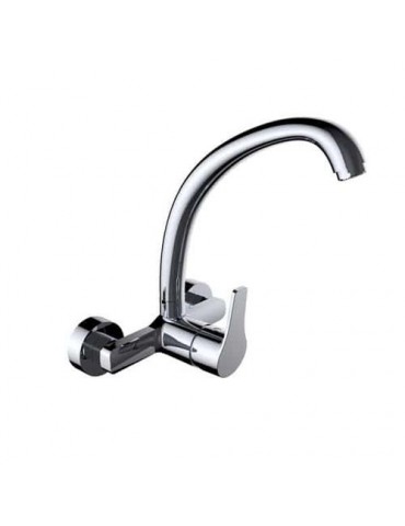 GRIFO FREGADERO MURAL LATON CROMADO GO 40MM 98625
