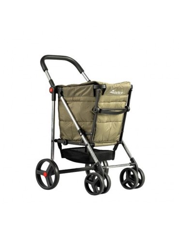 CARRO DE COMPRA ROLSER BASKET POLAR KAKI BAS001