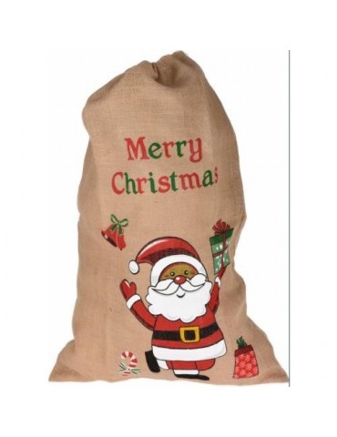 SACO PAPA NOEL DECORACION 60X90CM AAF202340