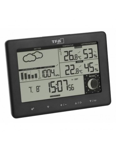 ESTACION METEO DIGITAL BTHR SENSOR TERMO-HIG NEGRO