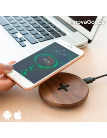 CARGADOR INALAMBRICO MADERA