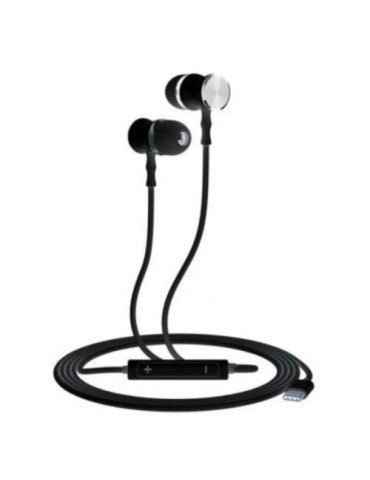 AURICULARES SMALL C KSIX CONECTOR USB C NEGRO