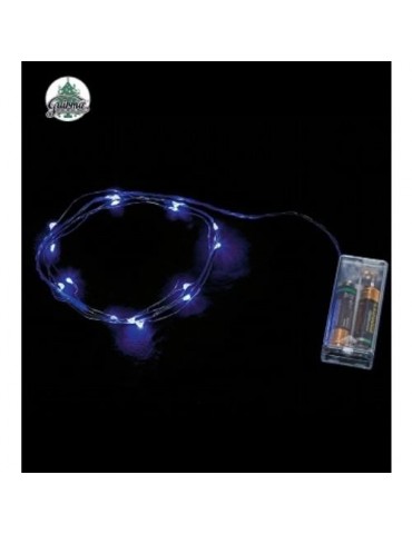 HILO 1 M. 10 LED AZUL PILAS 22052