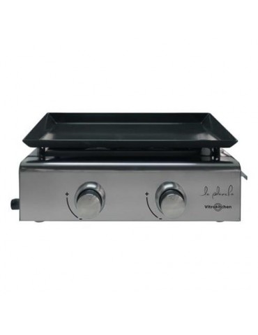 PLANCHA GAS ACERO INOXIDABLE 2 FUEGOS PG210IB